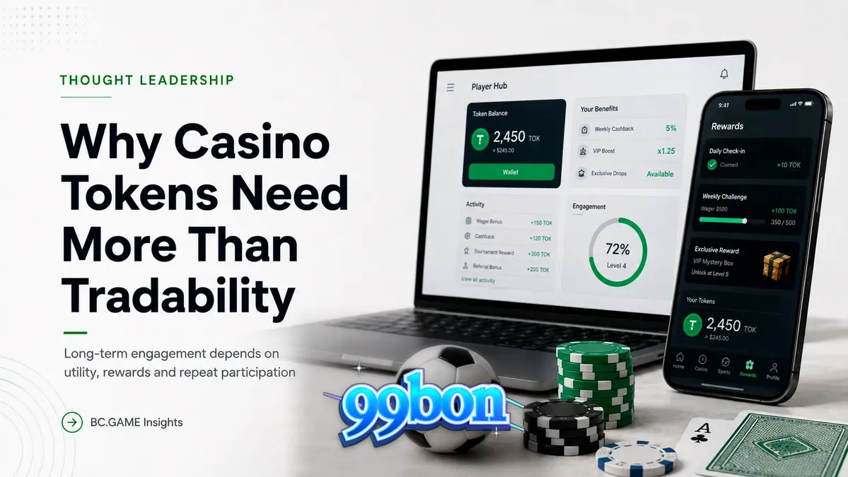 Isang digital na representasyon ng crypto gaming at token utility sa isang modernong casino environment.